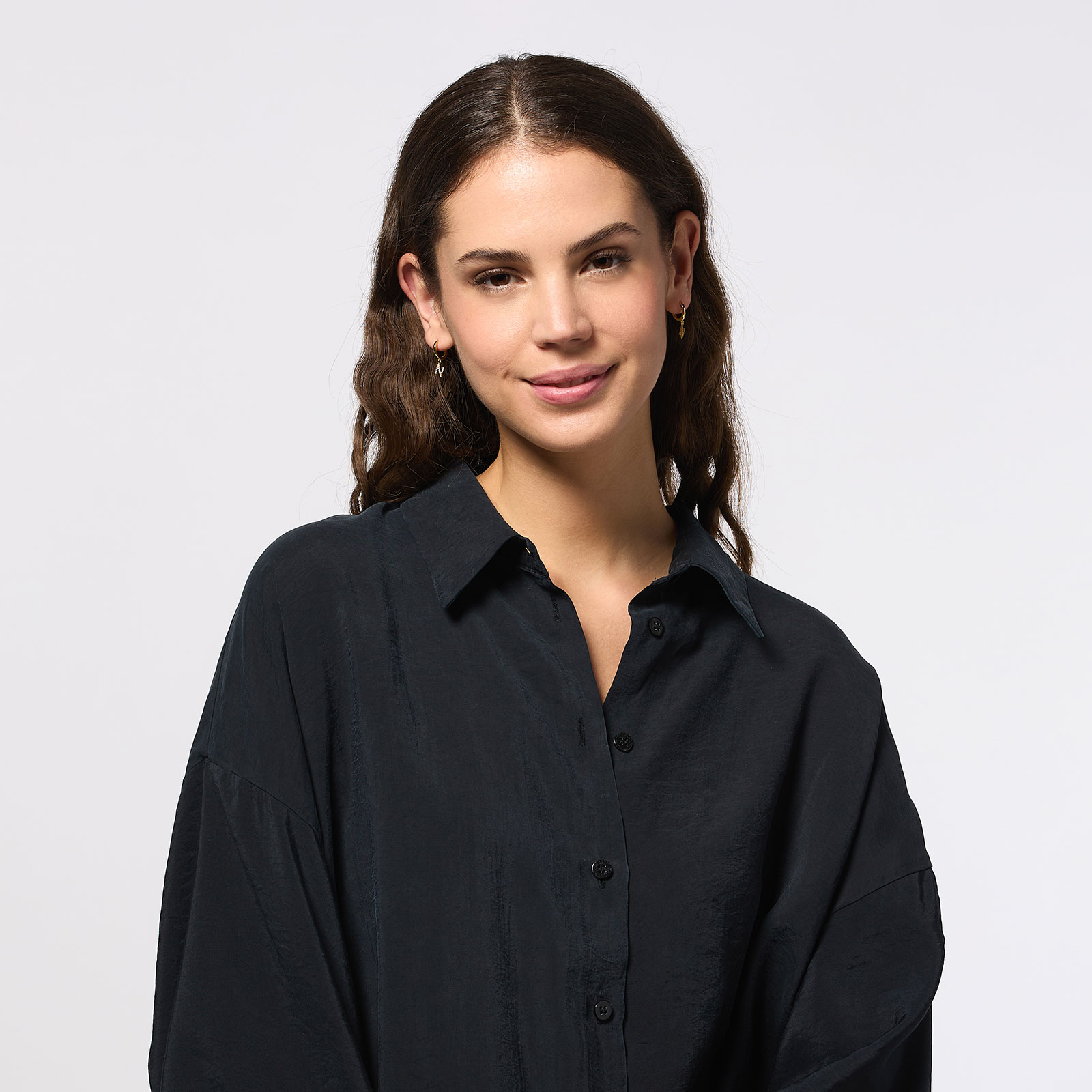 Guldpläterade silverörhängen - hoops N