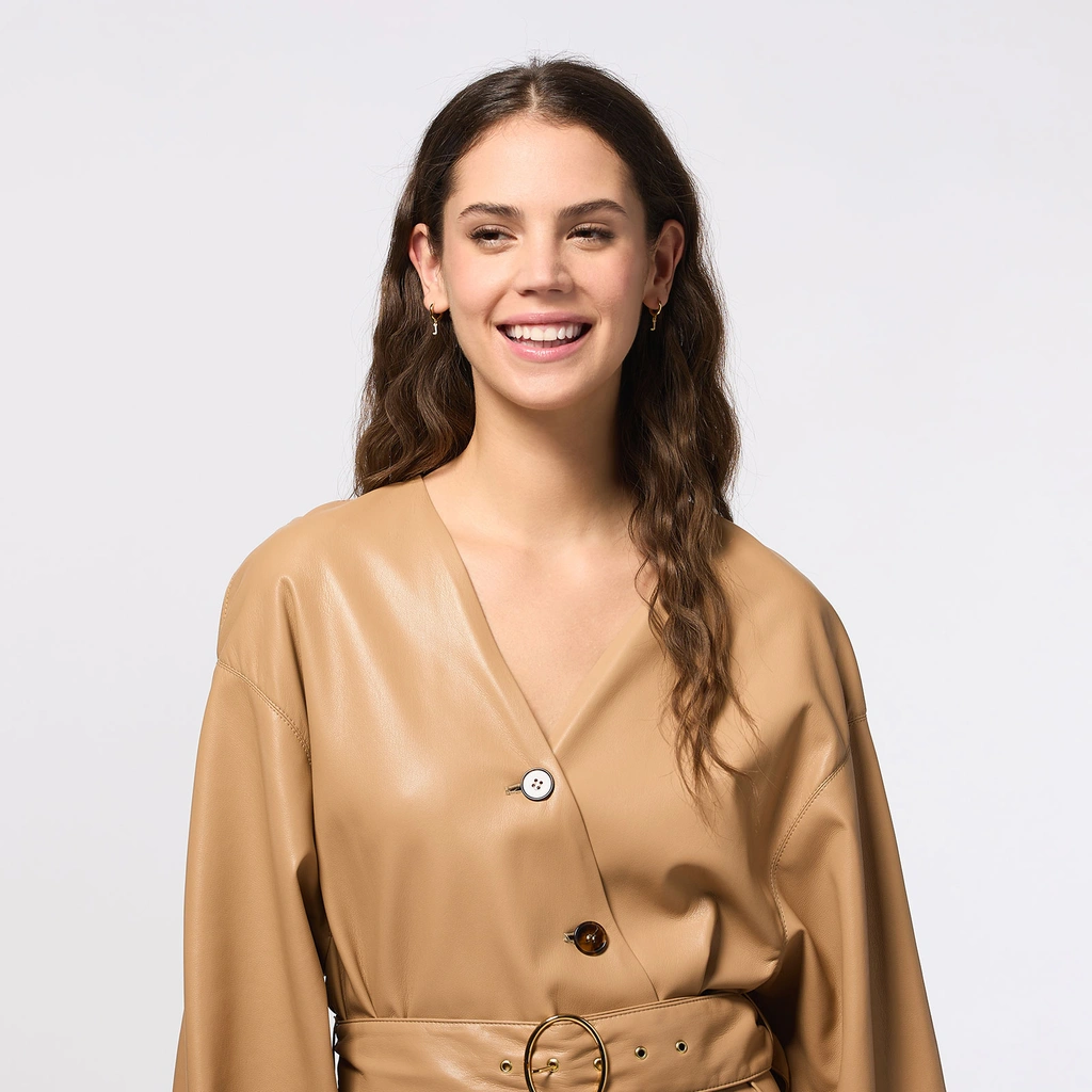 Guldpläterade silverörhängen - hoops J