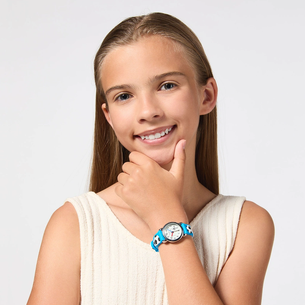 Klocka i ask barn  fotboll - RG6500-113