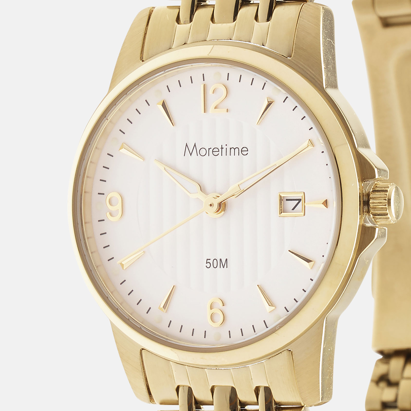 Moretime damklocka - set med armband, guld, 28 mm