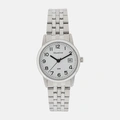 Moretime damklocka - datum, silver/vit, 26 mm