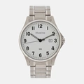 Moretime herrklocka - titan, vit urtavla, 39 mm