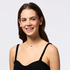 Halsband 18k guld, liggande kors - 42+3 cm