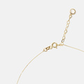 Halsband 18k guld - 5 löv,  42+3 cm