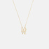 Halsband 18k guld, Love - 42+3 cm