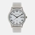 Moretime herrklocka - flexband, silver/vit