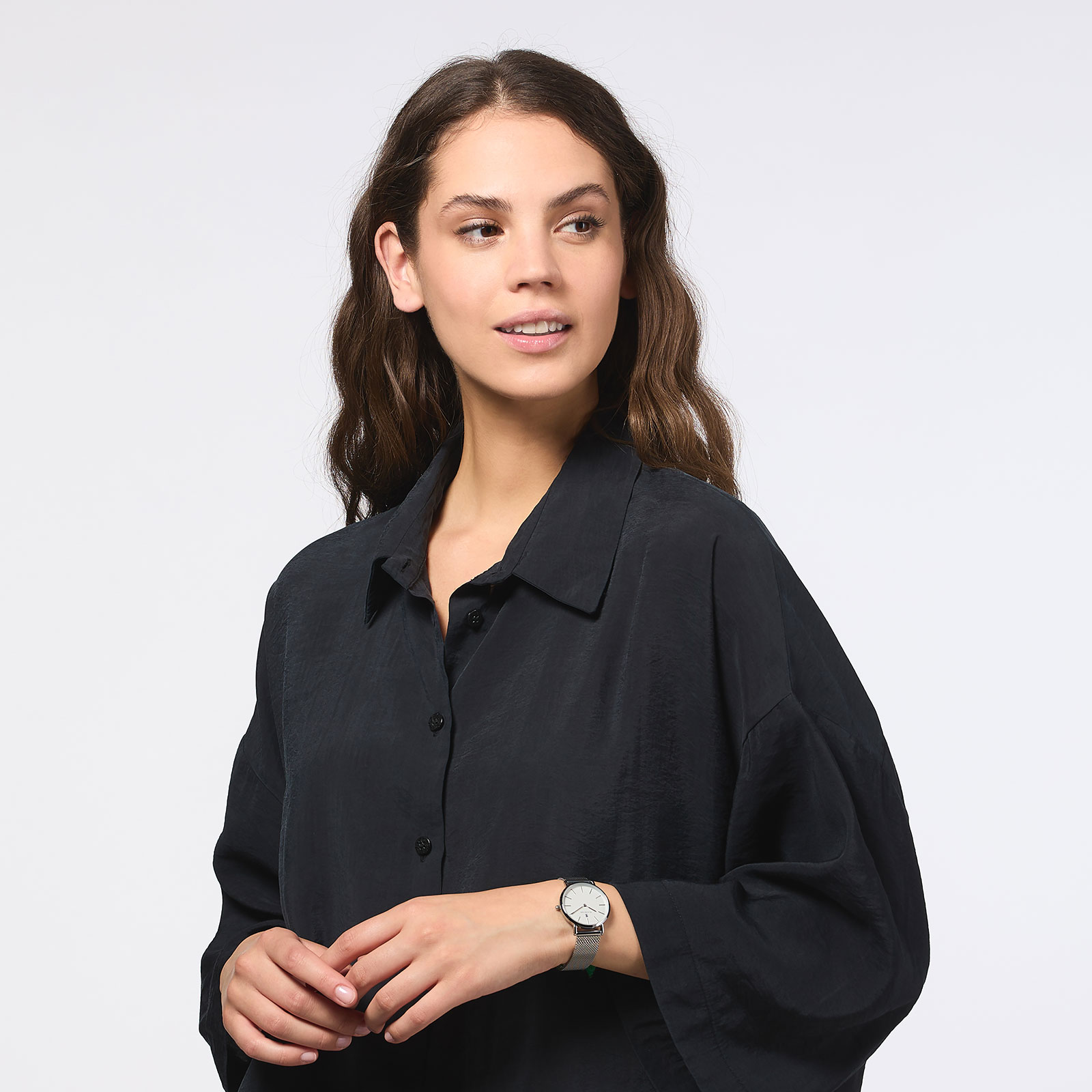 Black Oak Gerardii damklocka - silver, 33 mm