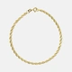 Armband dam 9k guld - 18 cm