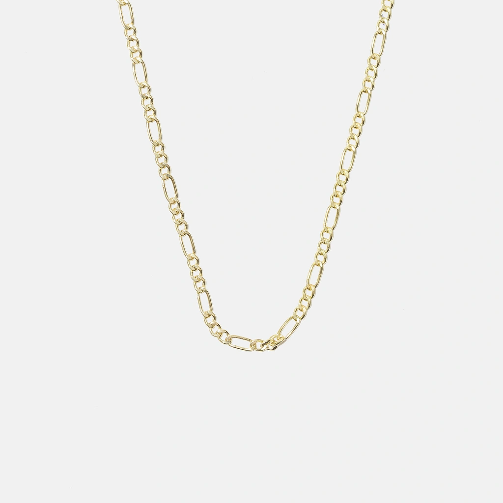 Halsband 9k guld Figarokedja - 51 cm