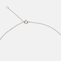 Halsband äkta silver, bokstav Y - 42+3 cm