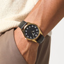Regal Classic line guld/svart - herrklocka