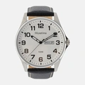 Moretime herrklocka - silver/svart, 42 mm