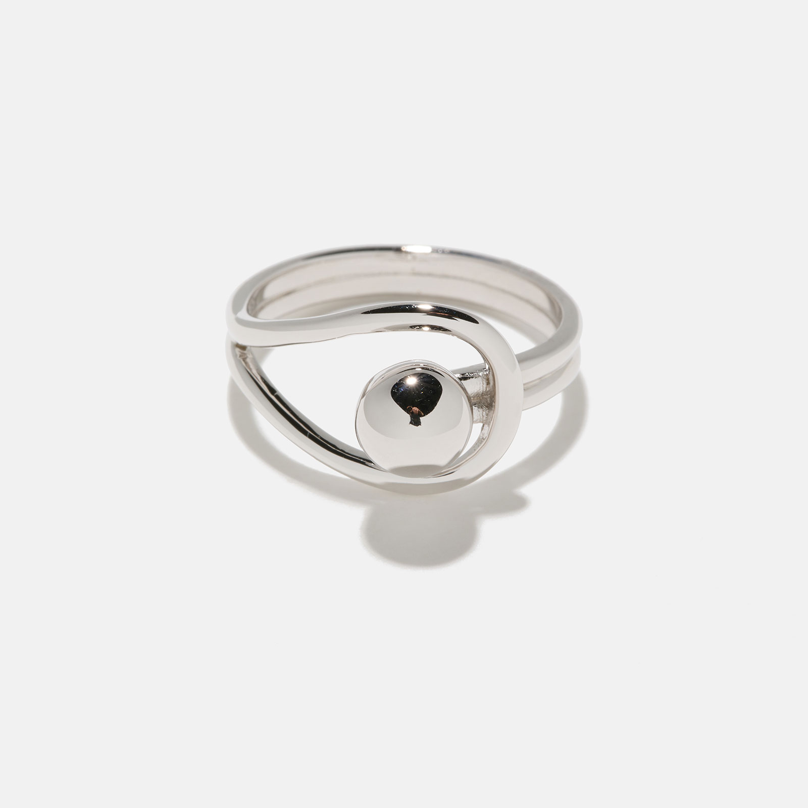Ring äkta silver - kula