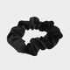 Scrunchie svart sammet - medium