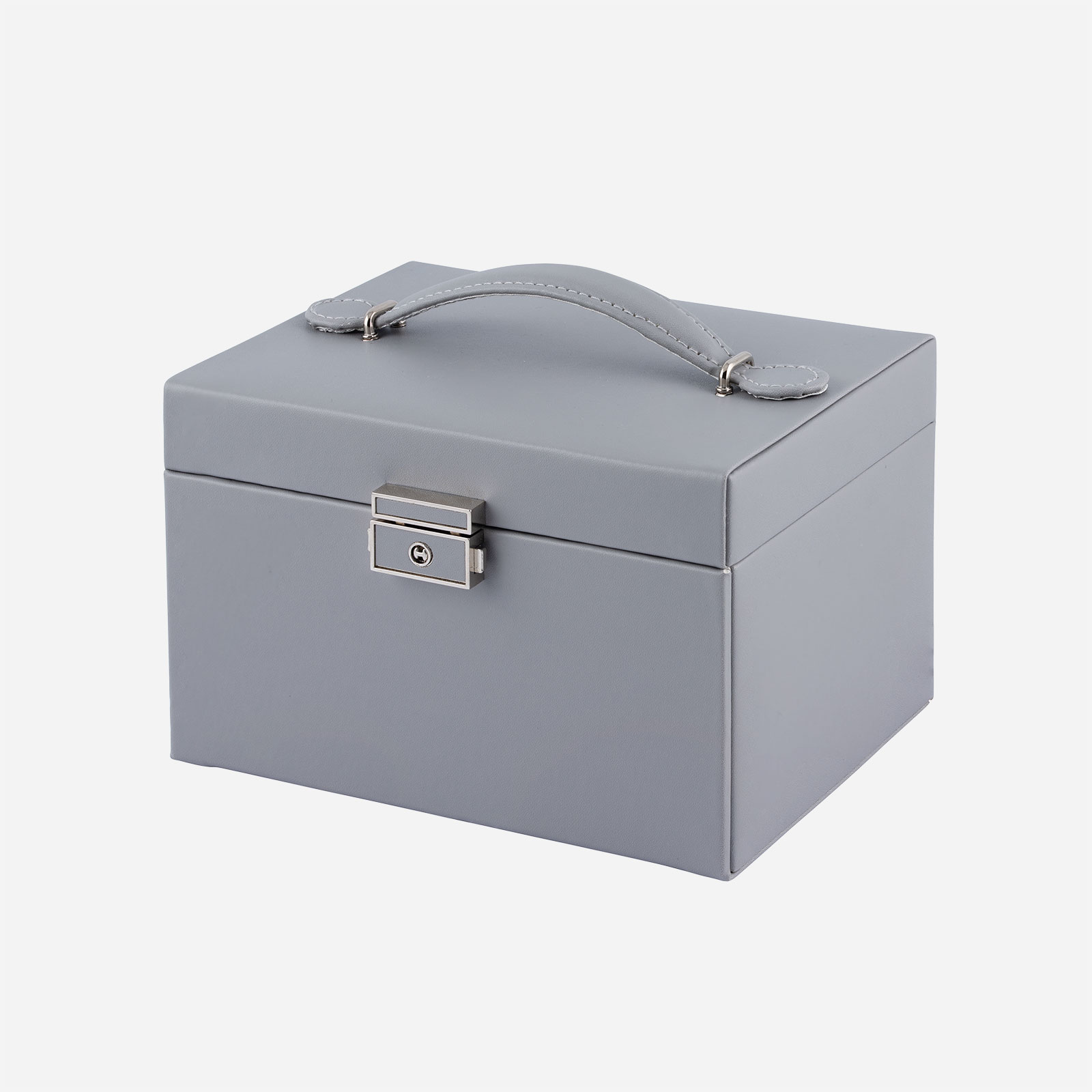 Grått smyckeskrin - 3 våningar