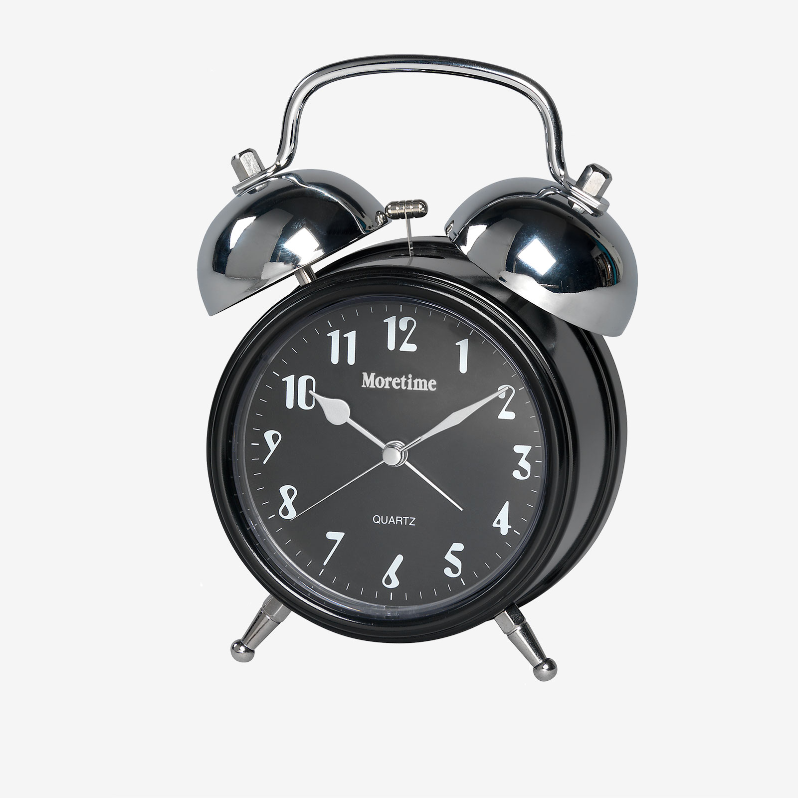 Väckarklocka - rund svart