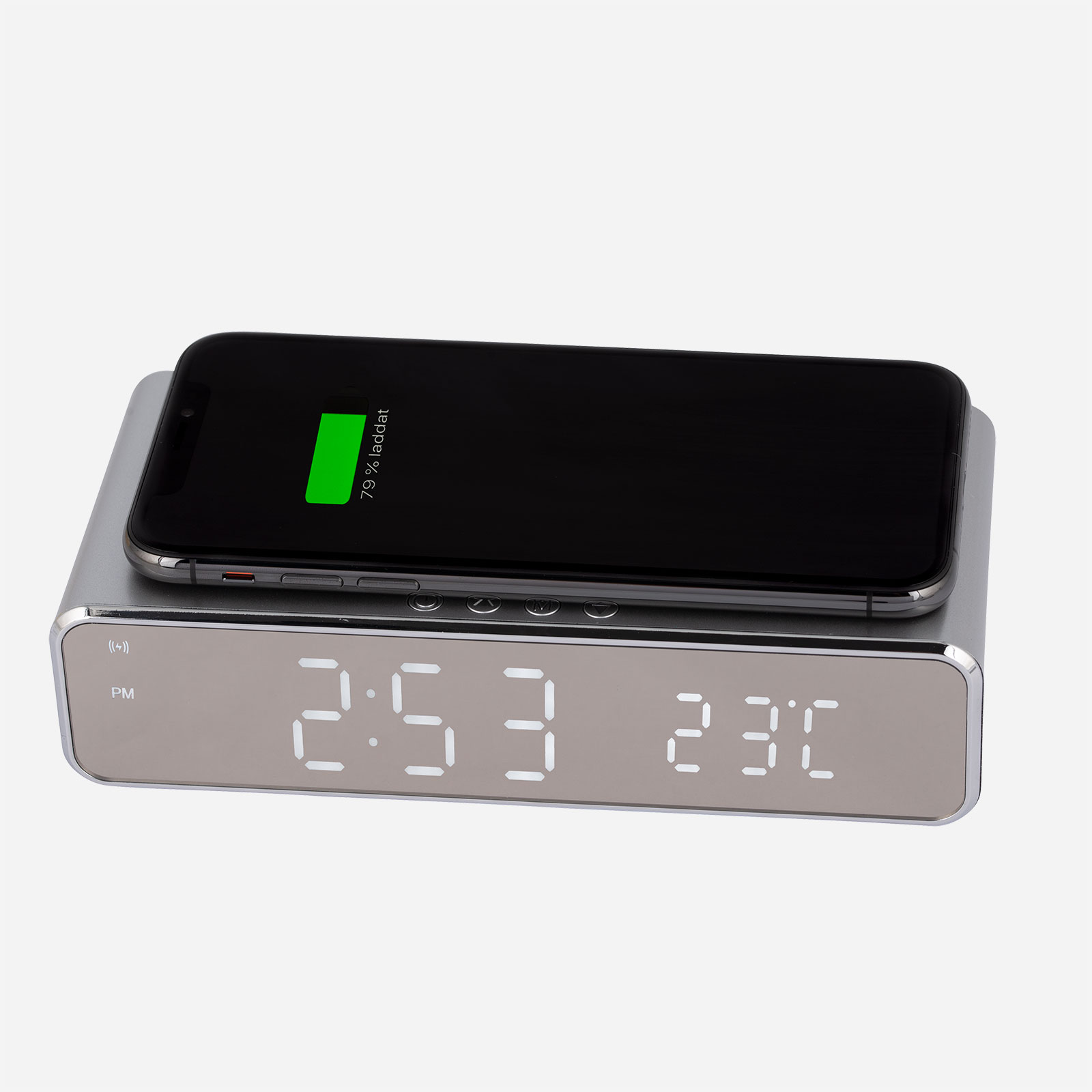 Moretime trådlöst Väckarklocka med Laddare