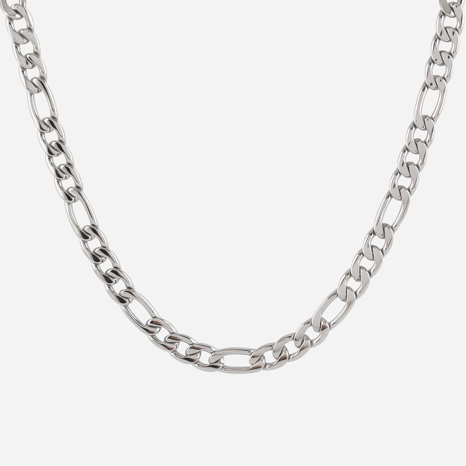 Halsband herr stål - figarolänk