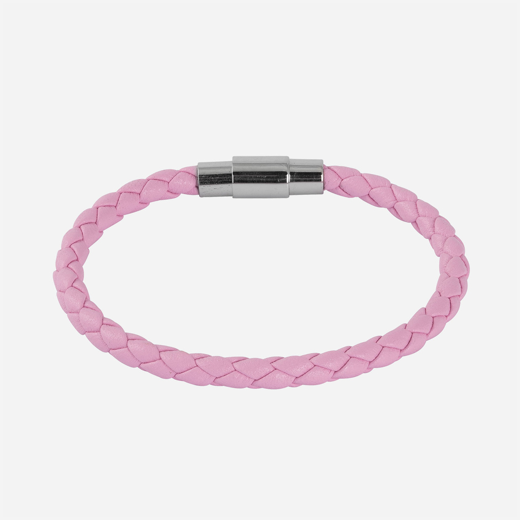 Armband i rosa läder - Barn