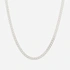 Silverhalsband herr - pansarkedja 50 cm