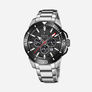 Festina Chrono Bike - herrklocka, stål/svart,  47mm