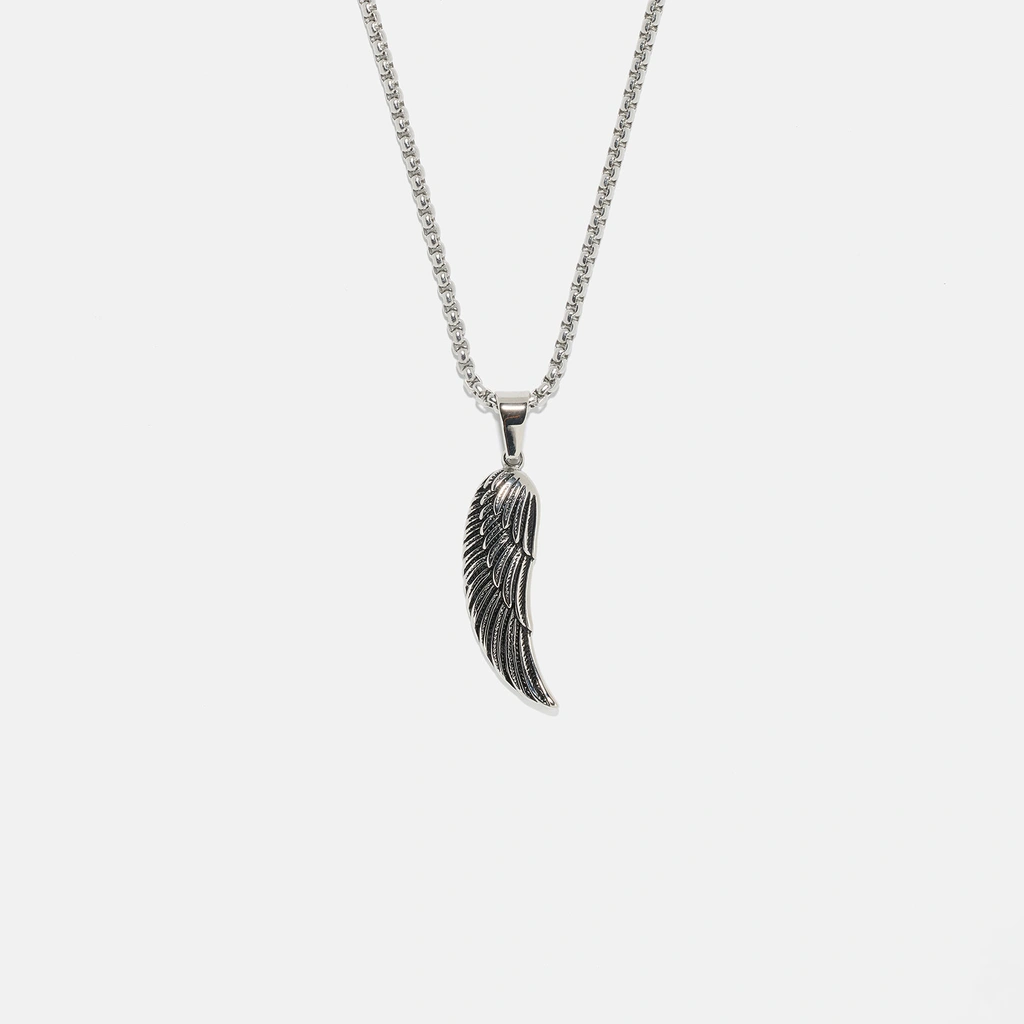 Stålhalsband herr - vinge, 50 cm