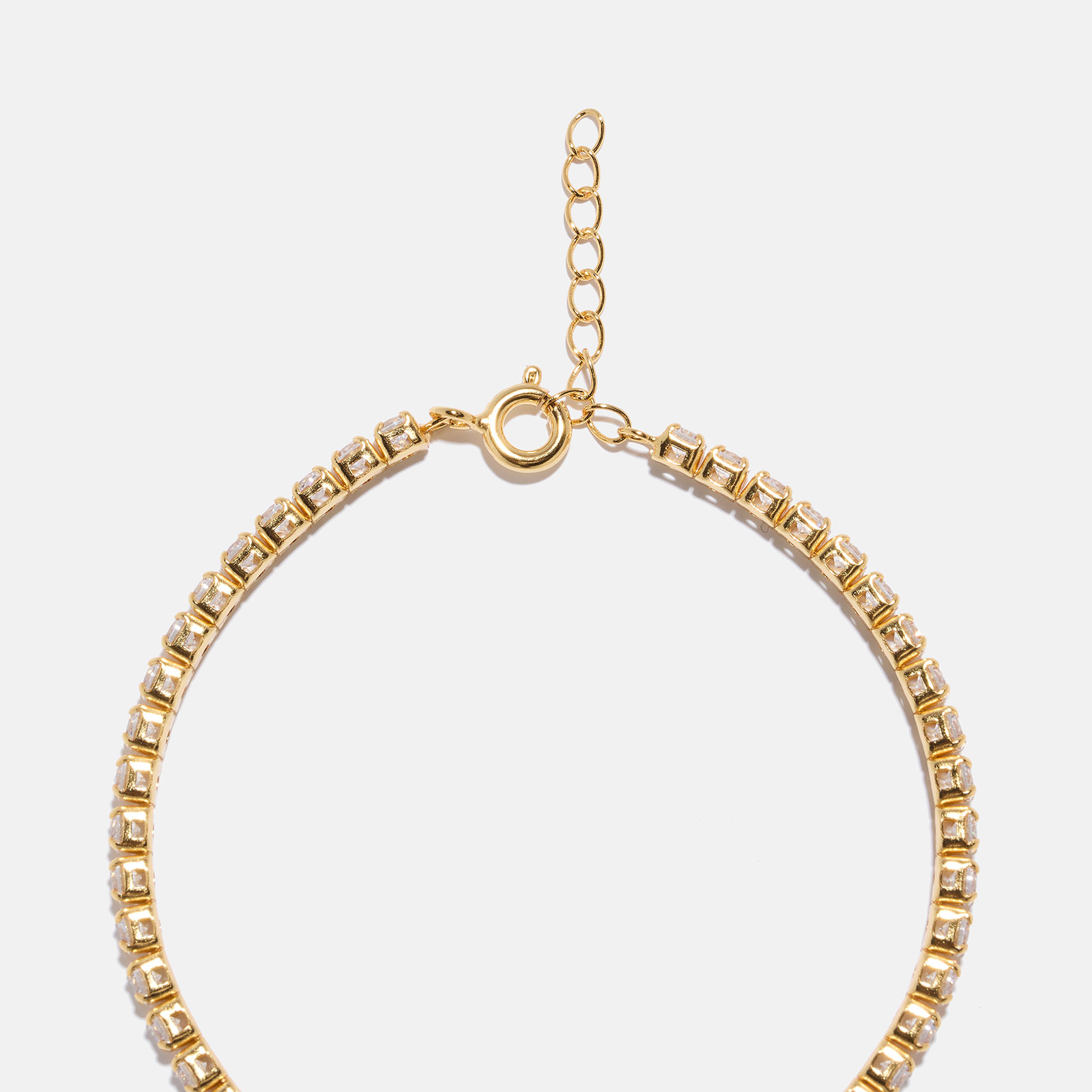 Guldpläterat smyckeset i äkta silver - armband & örhängen