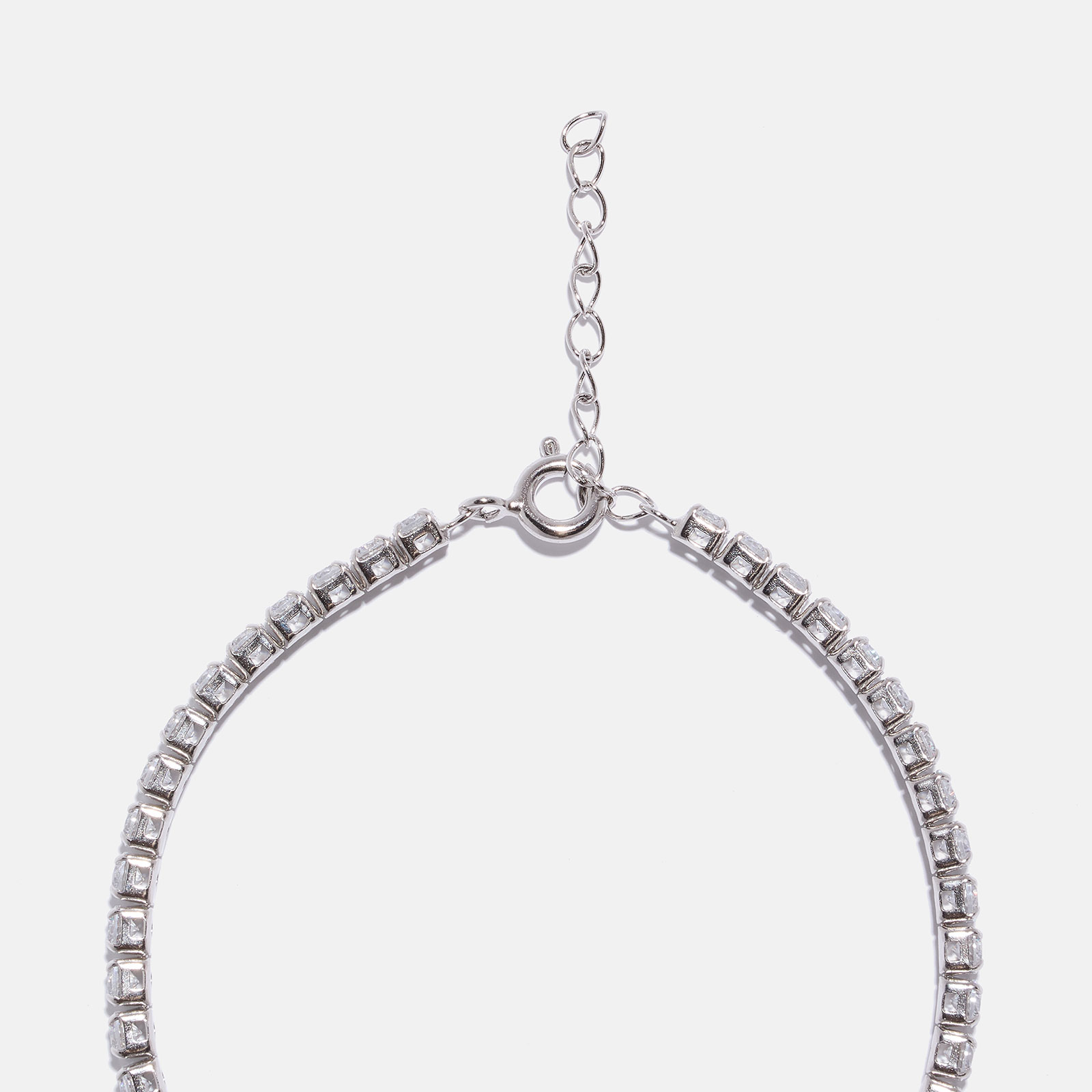 Set äkta silver, armband & örhängen