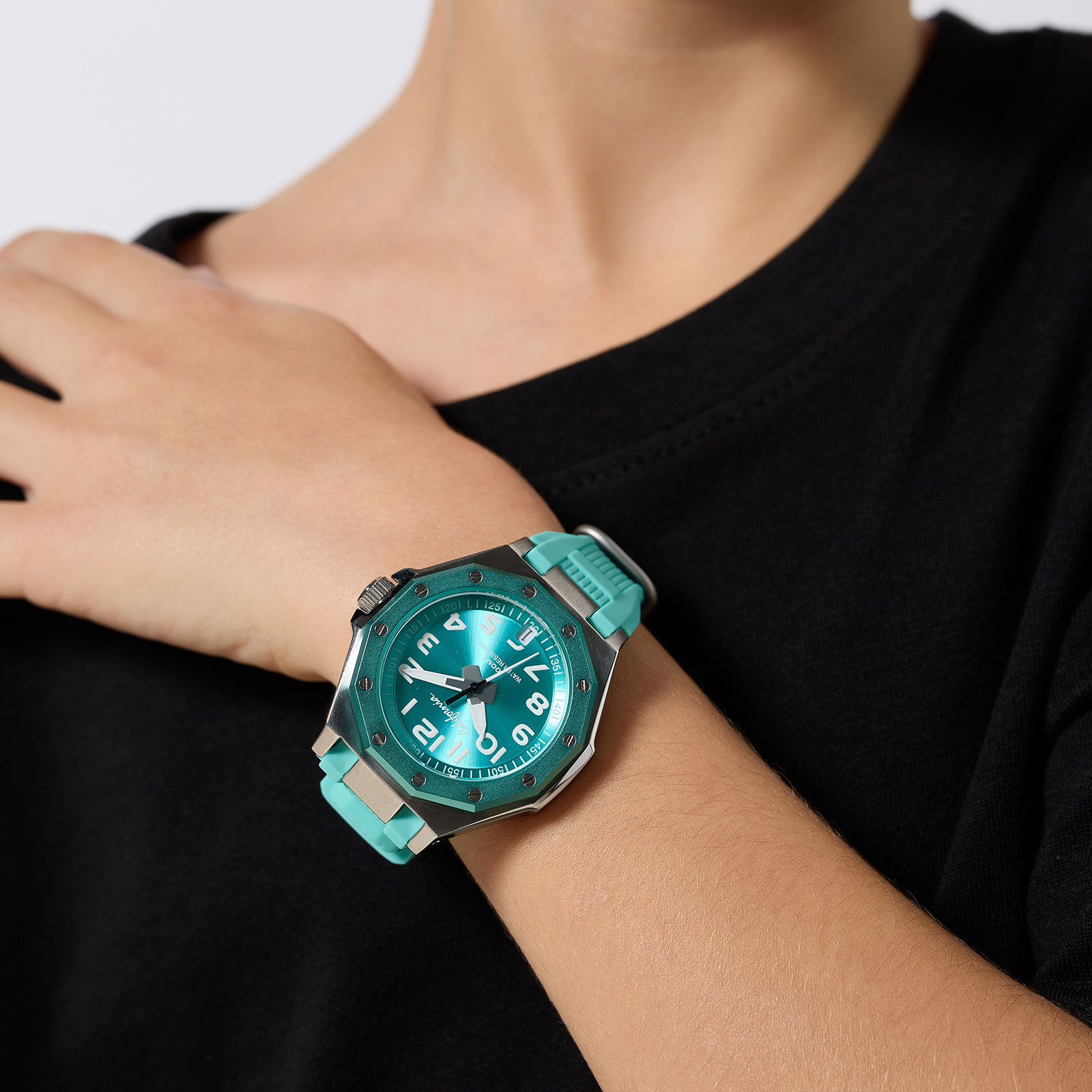 California barnklocka - gummiband, tukos, 37 mm