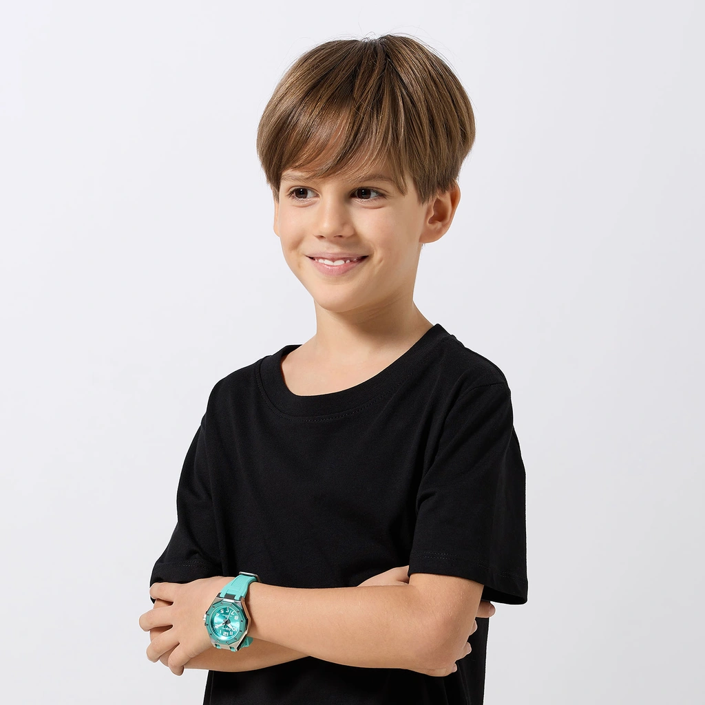 California barnklocka - gummiband, tukos, 37 mm