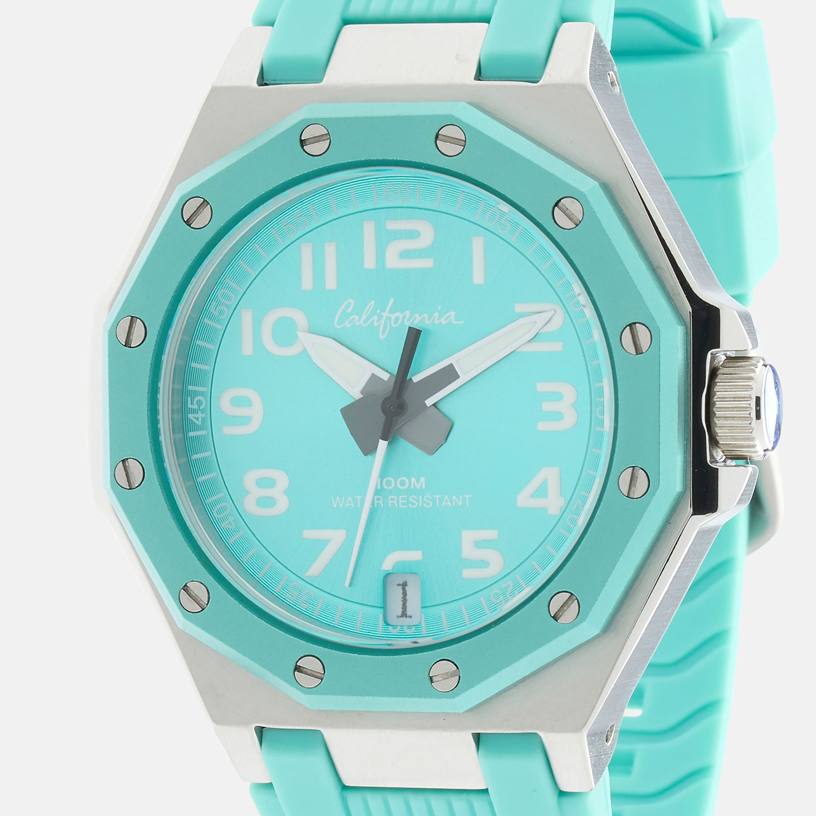 California barnklocka - gummiband, tukos, 37 mm