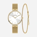 Jacques Lemans Milano - dam, presentset, guldton, 34mm