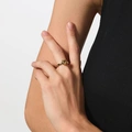 Ring 9k guld - slät knut, 16