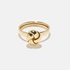 Ring 9k guld - slät knut, 16