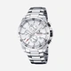 Festina F20463/1 Chrono Sport - herrklocka, stål/vit, 45mm
