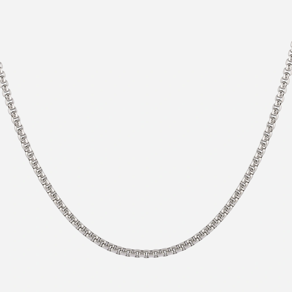 Stålhalsband herr - fantasilänk, 55 cm