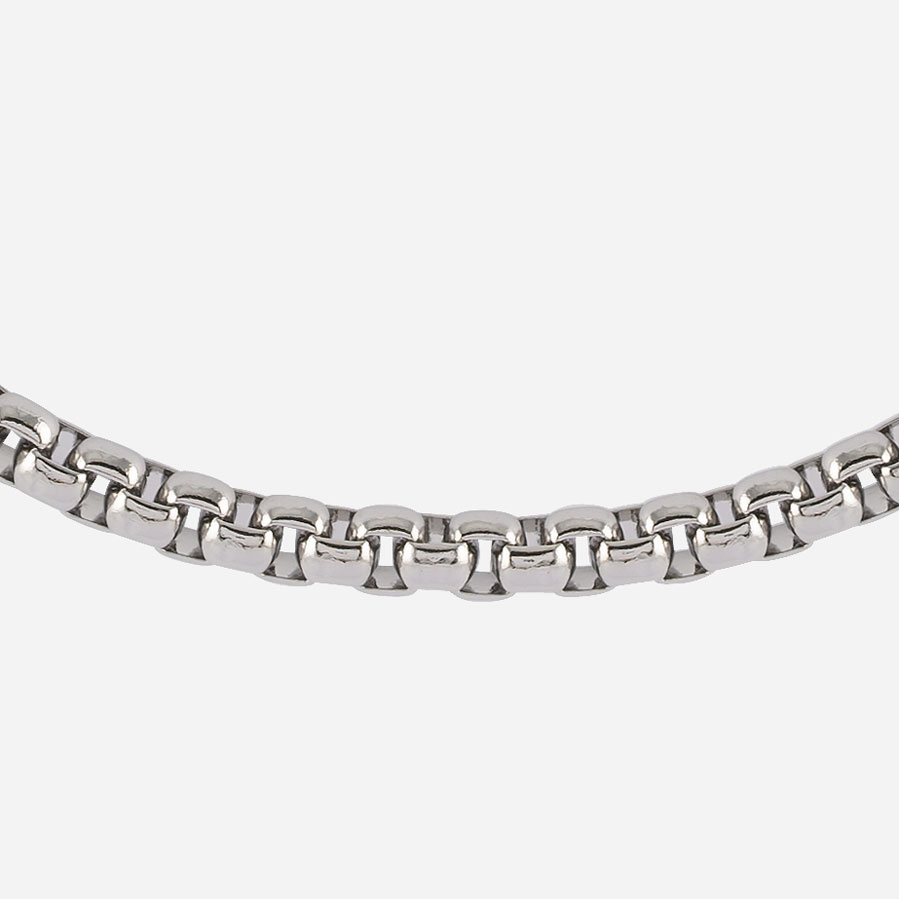 Stålhalsband herr - fantasilänk, 55 cm