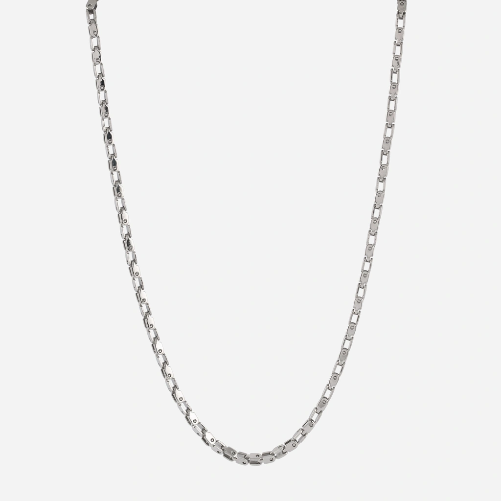 Stålhalsband herr - fantasilänk 55 cm