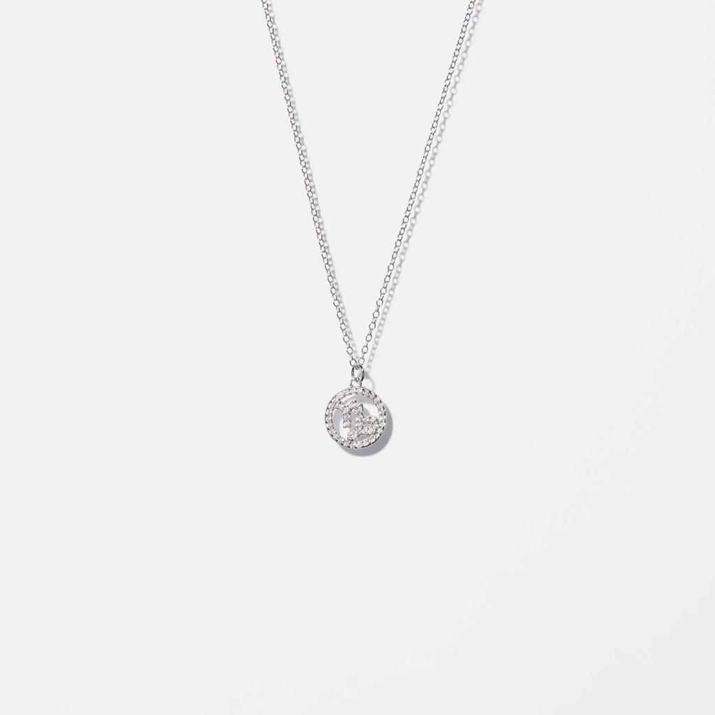 Silverhalsband med berlock Stenbocken