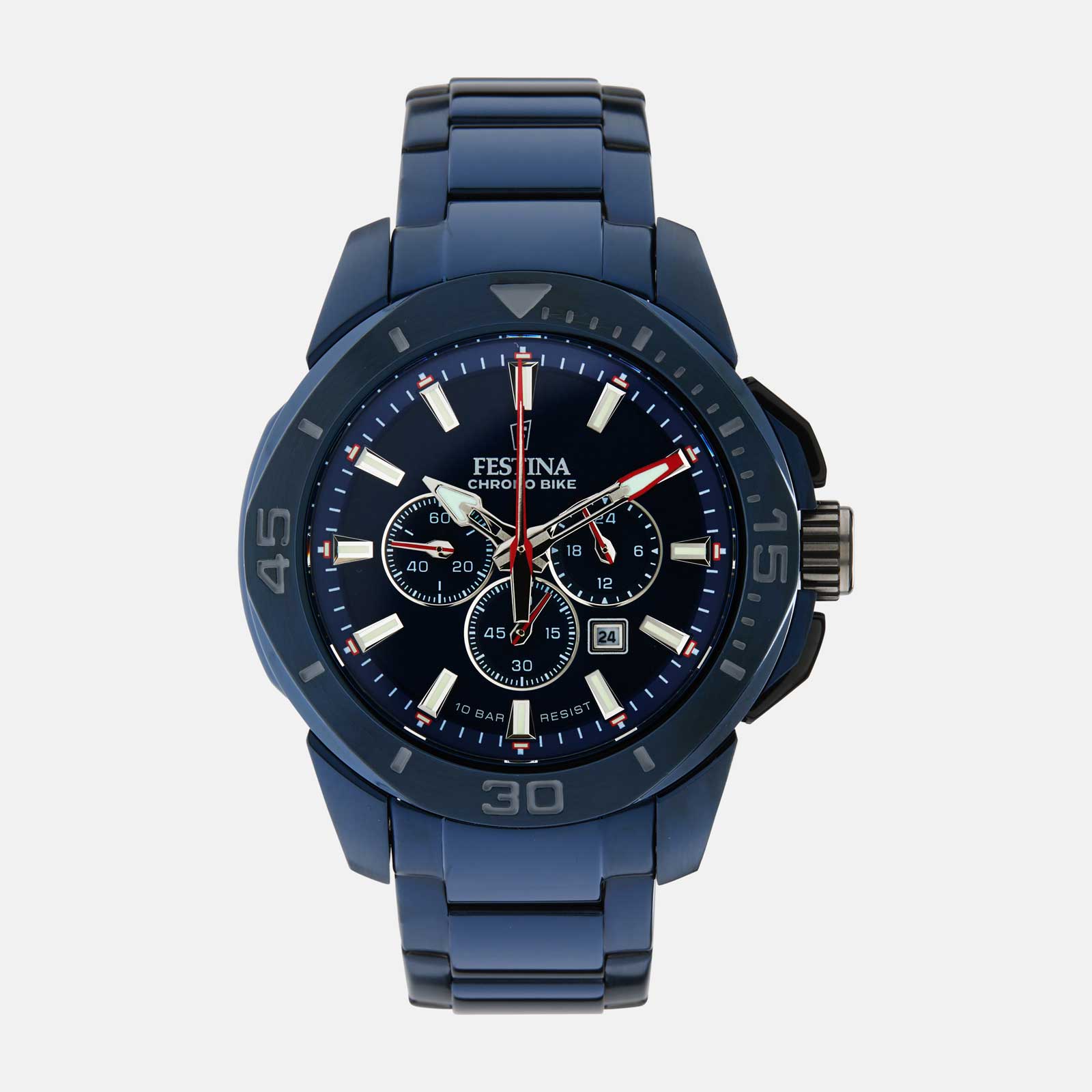 Festina F20643/1 Chrono Bike Special Edition - herrklocka, blå, 47mm