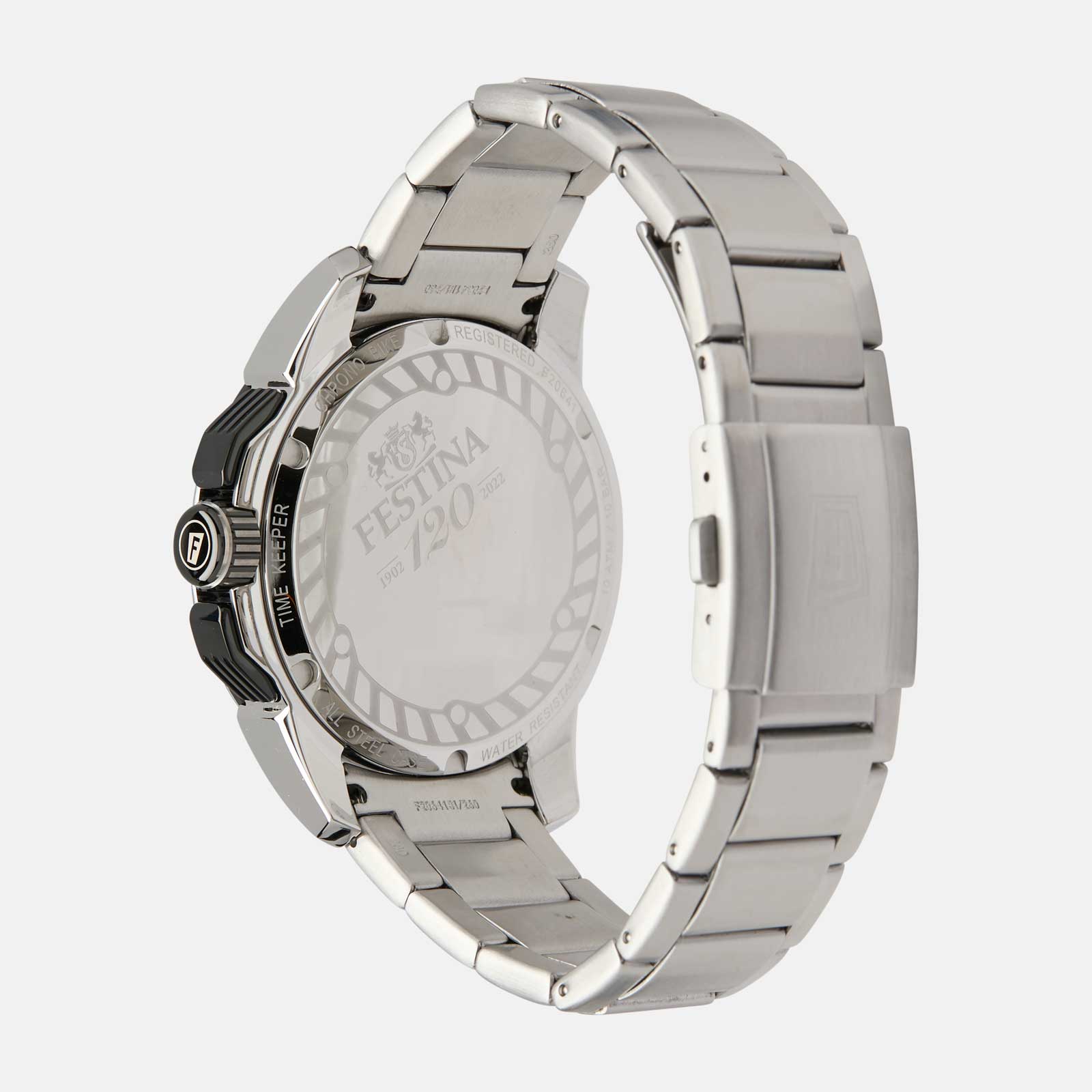 Festina F20641/4 Chrono Bike - herrklocka, stål/svart,  47mm