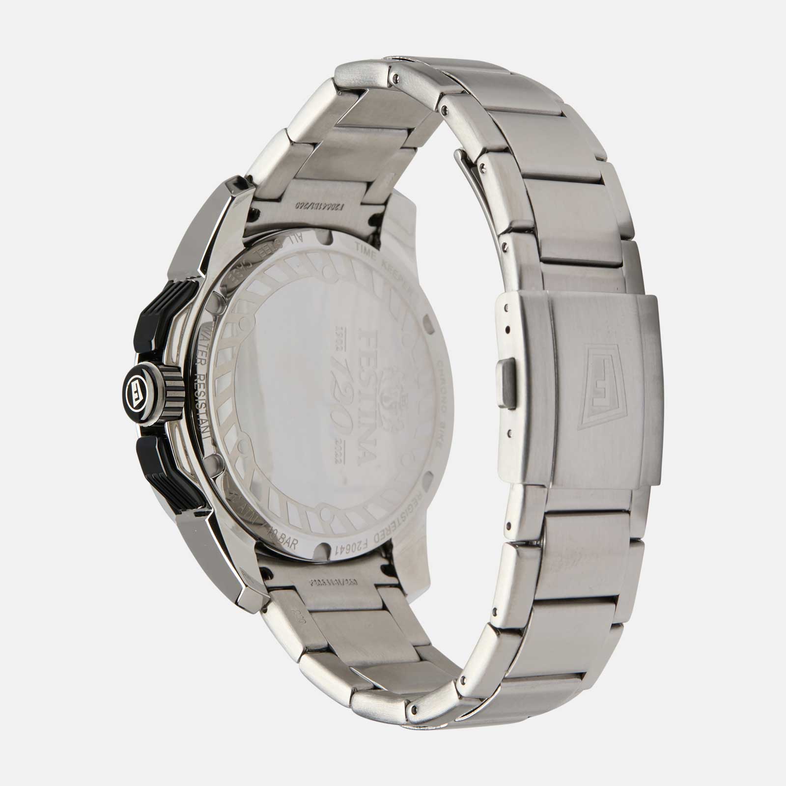 Festina F20641/2 Chrono Bike - herrklocka, stål/blå,  47mm