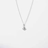 Silverhalsband för barn - ankare, 36+2 cm