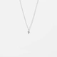 Silverhalsband för barn - blixt, 36+2 cm