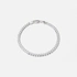 Silverarmband herr - pansarlänk 4mm, 19 cm