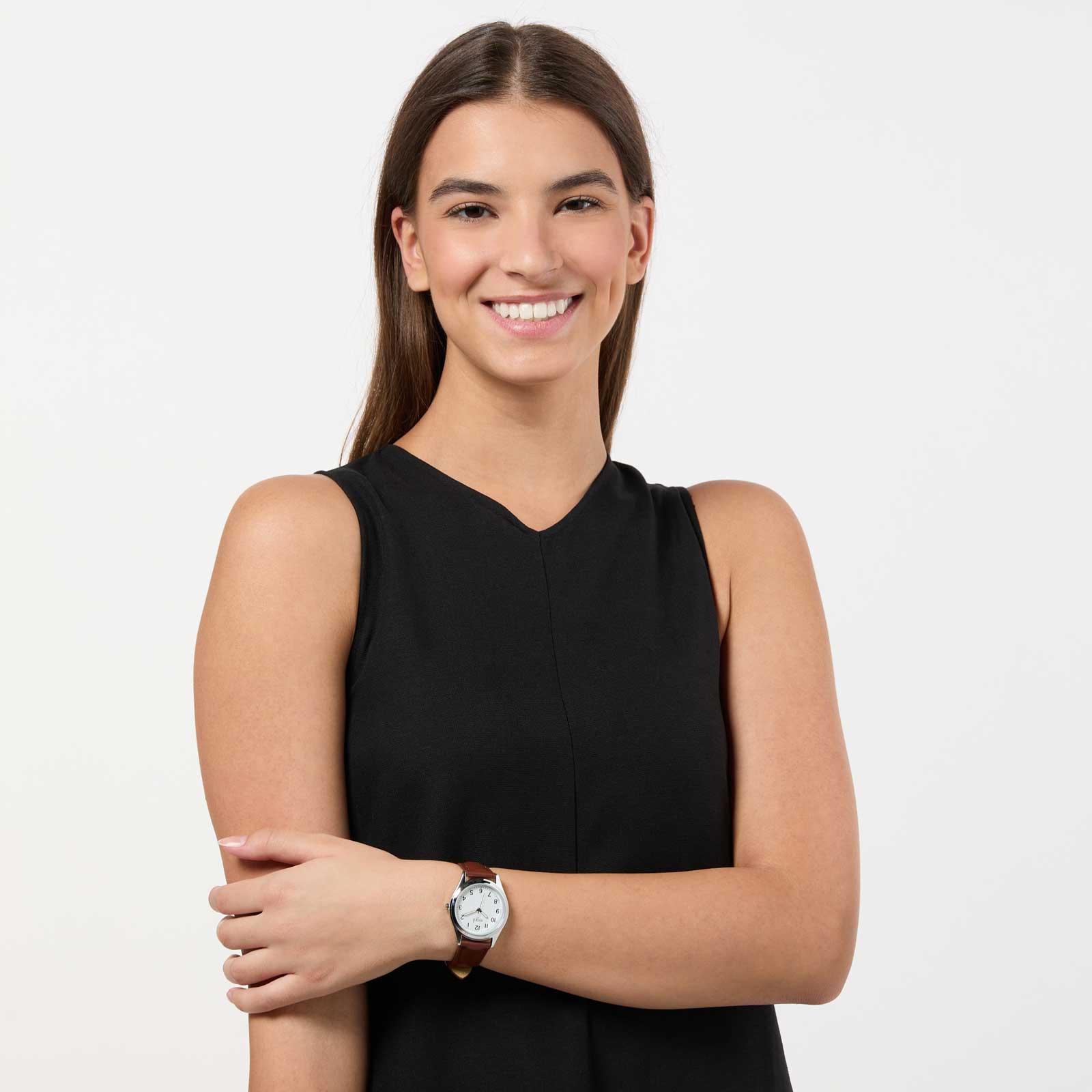 Regal Classic line - brunt band, silverton/vit, 36mm