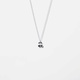 Silverhalsband för barn - körsbär, 36+2 cm