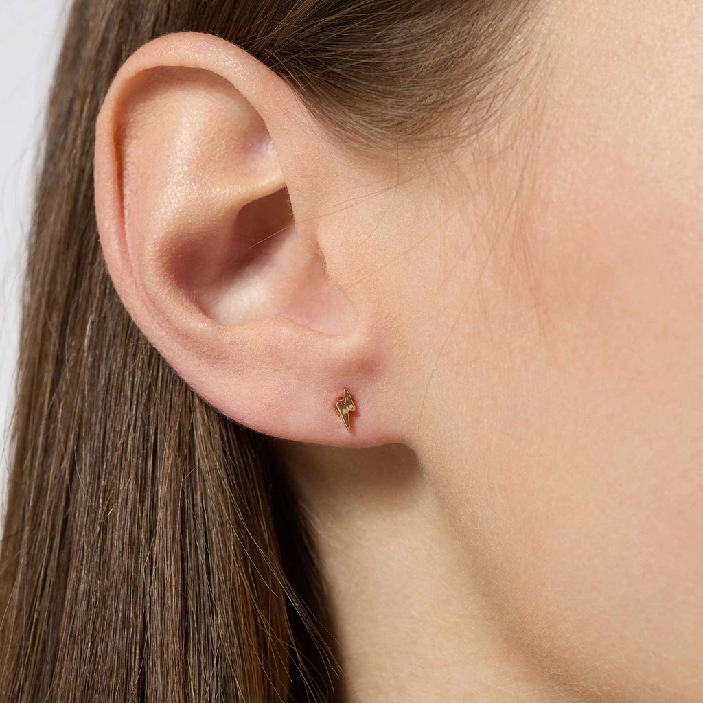 Guldfärgade studs, flerpack