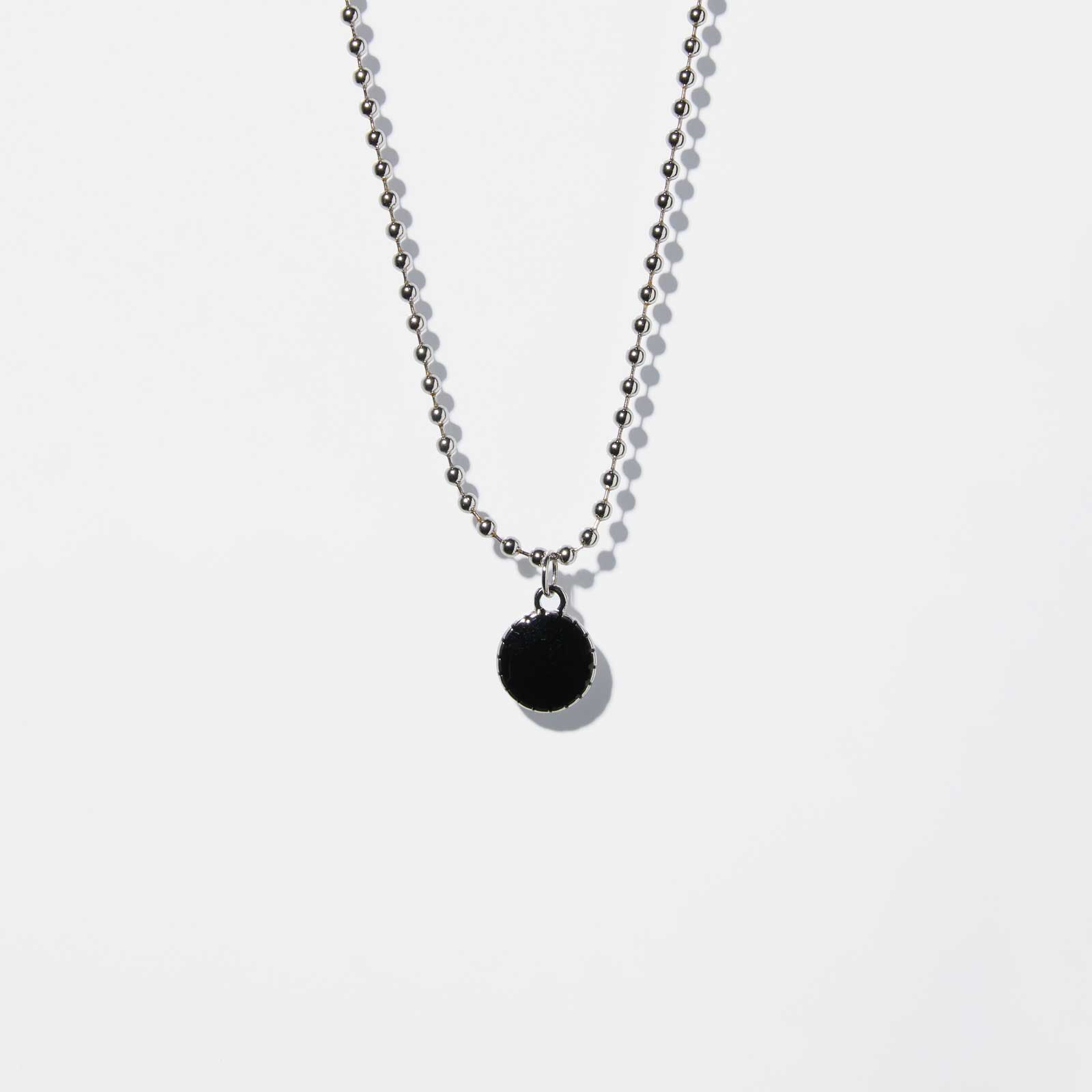 Halsband herr, kulkedja med berlock