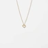Guldpläterat silverhalsband för barn - hjärta, 36+2cm